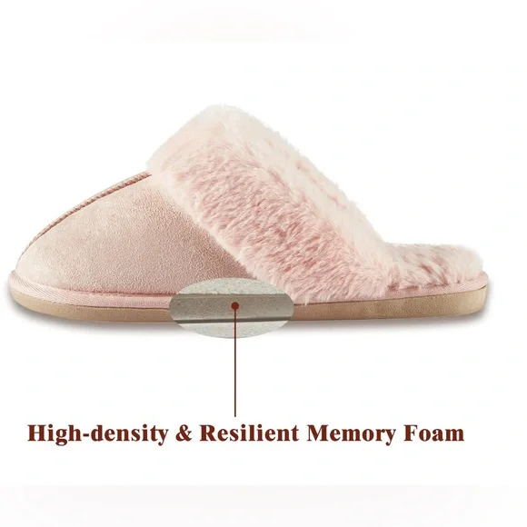 Comfy Memory Foam Slippers Indoor/Outdoor- Pink - Picture 6 of 7